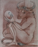 MINOTAURE - METAMORPHOSES dessins sur papier