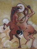 Le COMBAT DES CENTAURES - METAMORPHOSES dessins sur papier